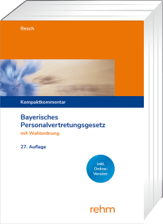 Bayerisches Personalvertretungsgesetz mit Wahlordnung